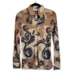 Vintage 1970’s Wayne Roger’s Button Down Shirt